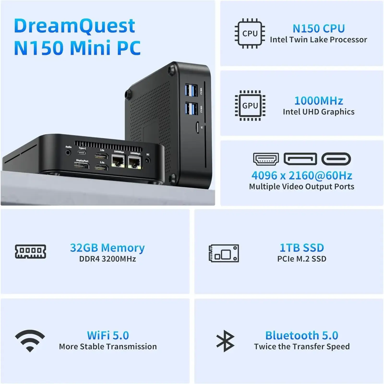 Неттоп DreamQuest Pro Plus (Z000001094807) UA