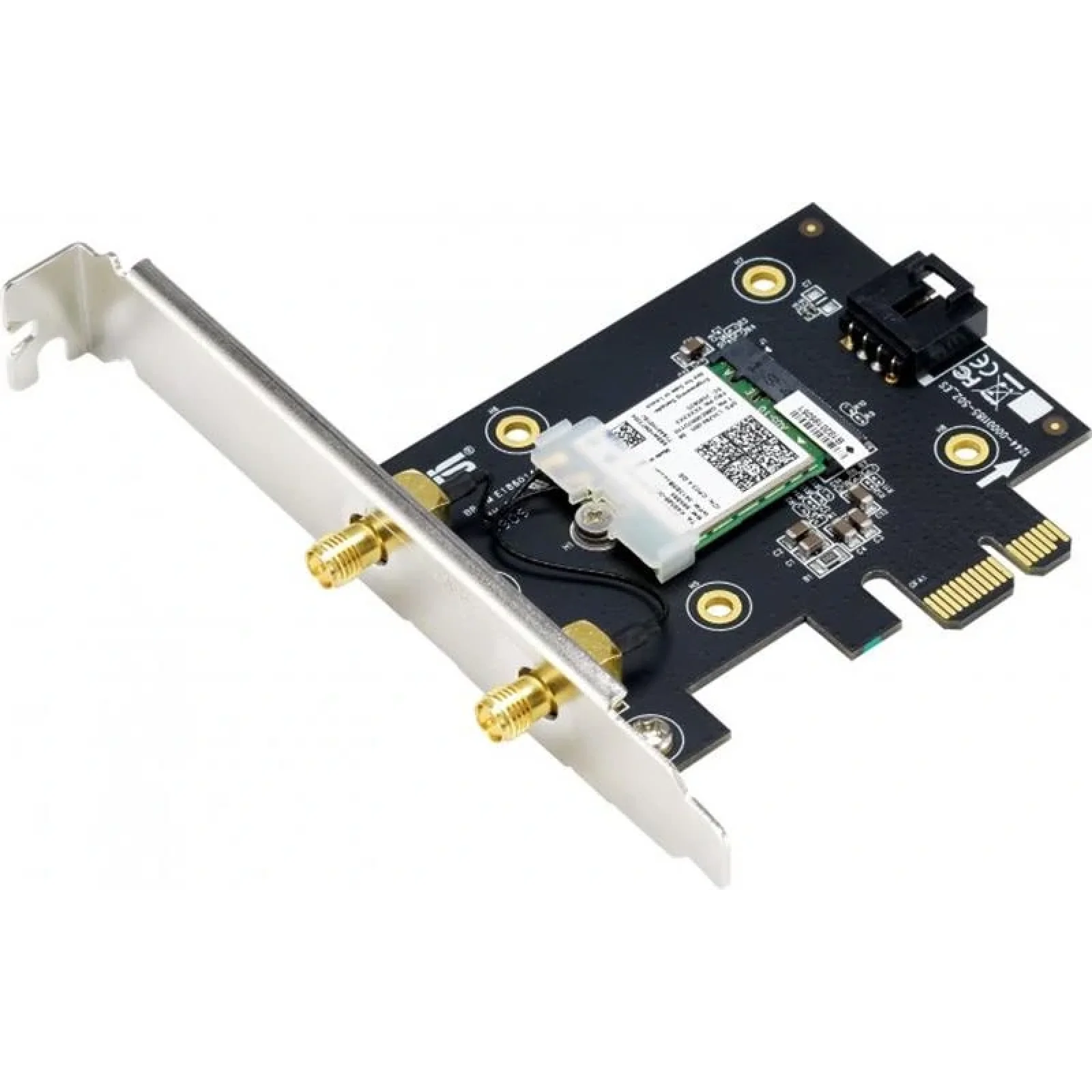 Бездротовий адаптер Asus PCE-AX1800 (AX1800, Bluetooth 5.2, WPA3, MU-MIMO, 2 зовнішні антени) UA