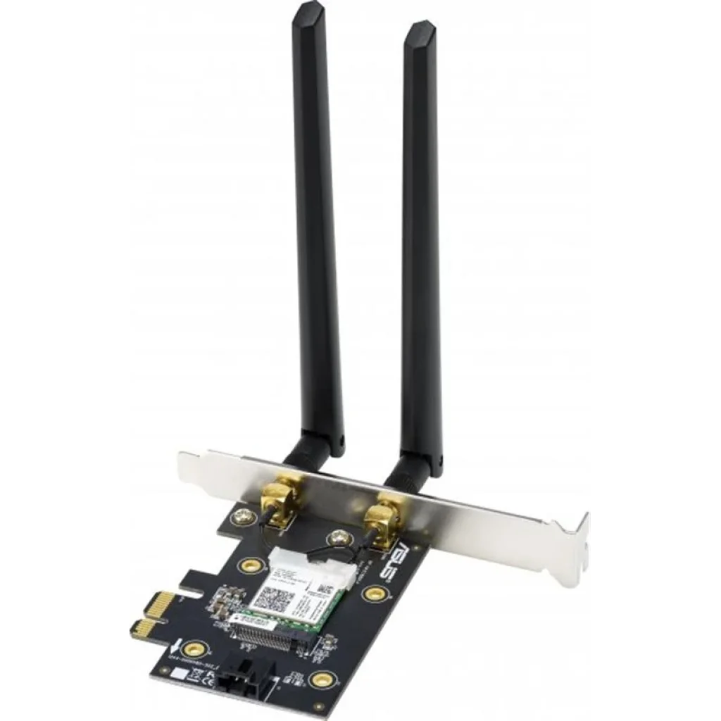 Бездротовий адаптер Asus PCE-AX1800 (AX1800, Bluetooth 5.2, WPA3, MU-MIMO, 2 зовнішні антени) UA