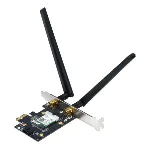 Беспроводной адаптер Asus PCE-AX3000 (AX 3000, WiFi6, WPA3, Bluetooth 5.0, 2 внешних антенны) UA
