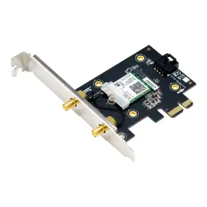Беспроводной адаптер Asus PCE-AX3000 (AX 3000, WiFi6, WPA3, Bluetooth 5.0, 2 внешних антенны) UA