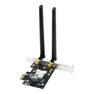 Беспроводной адаптер Asus PCE-AX3000 (AX 3000, WiFi6, WPA3, Bluetooth 5.0, 2 внешних антенны) UA