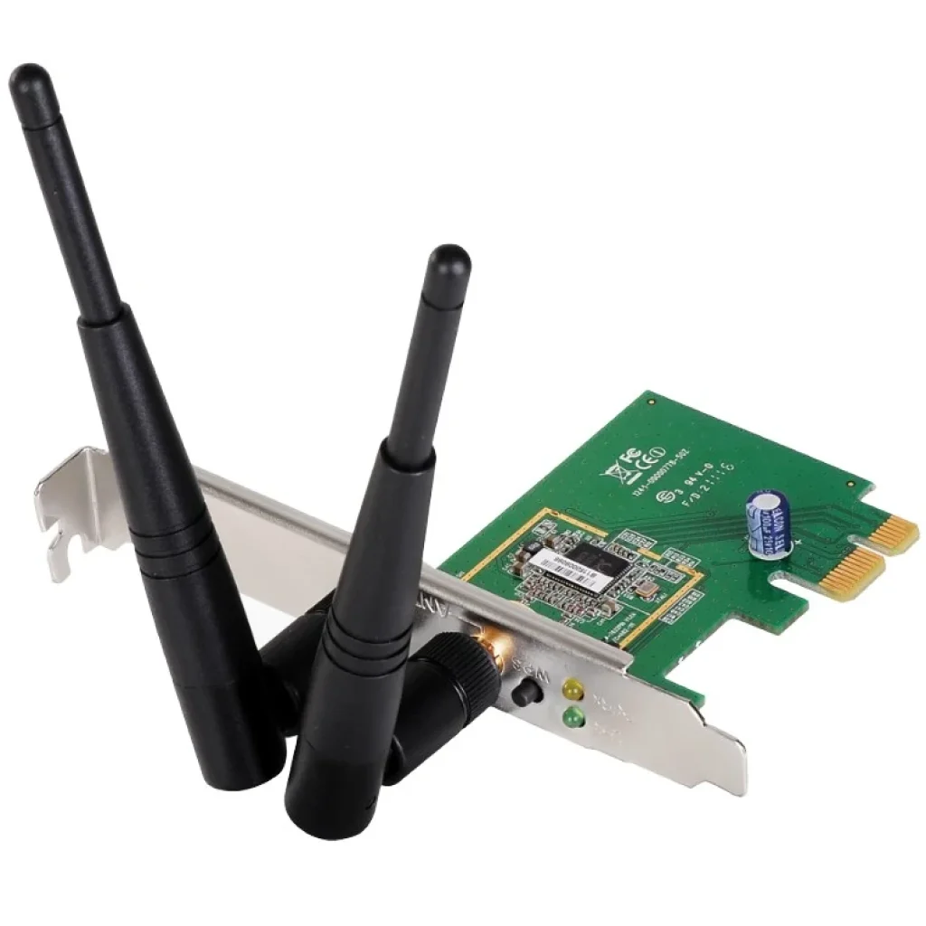 Бездротовий адаптер Edimax EW-7612PIN v2 (N300, +кріплення low profile, 2 антени по 3 дБи), EW-7612PIN V2.0 UA