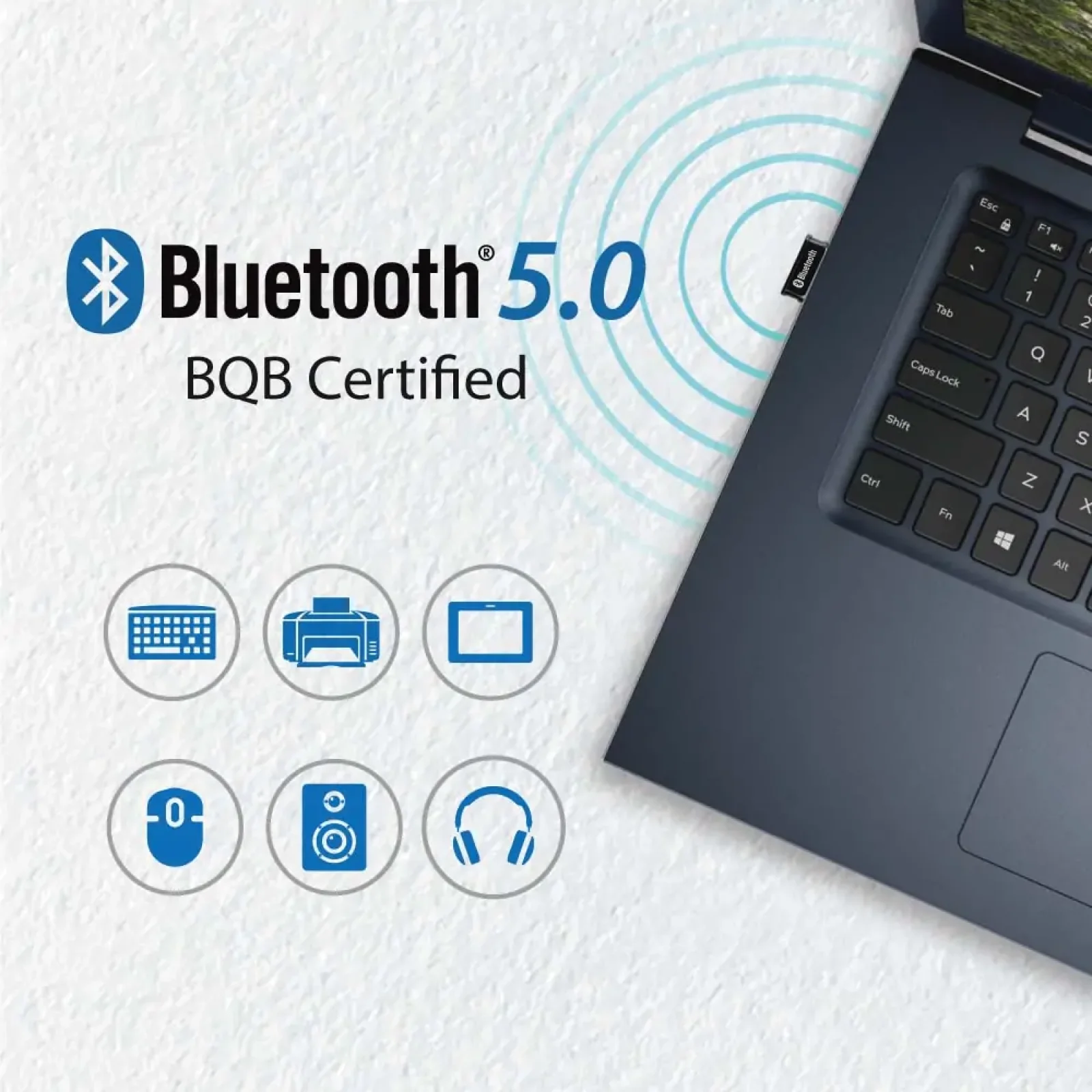 Bluetooth-адаптер Edimax BT-8500 (Bluetooth 5.0, nano) UA