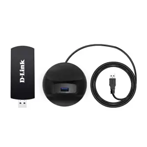 Бездротовий адаптер D-Link DWA-192 802.11ac, USB, DWA-192/RU/B1A UA