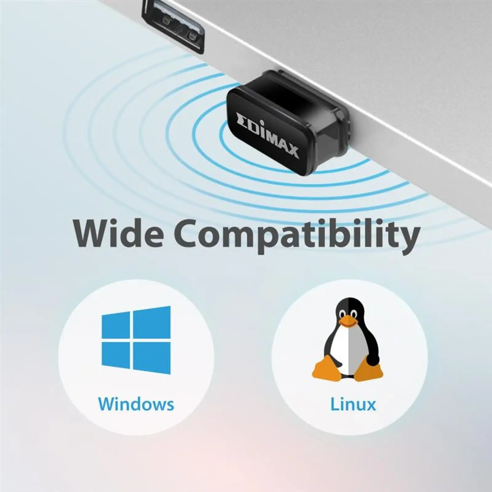 Бездротовий адаптер Edimax EW-7811ULC (AC600, nano) UA