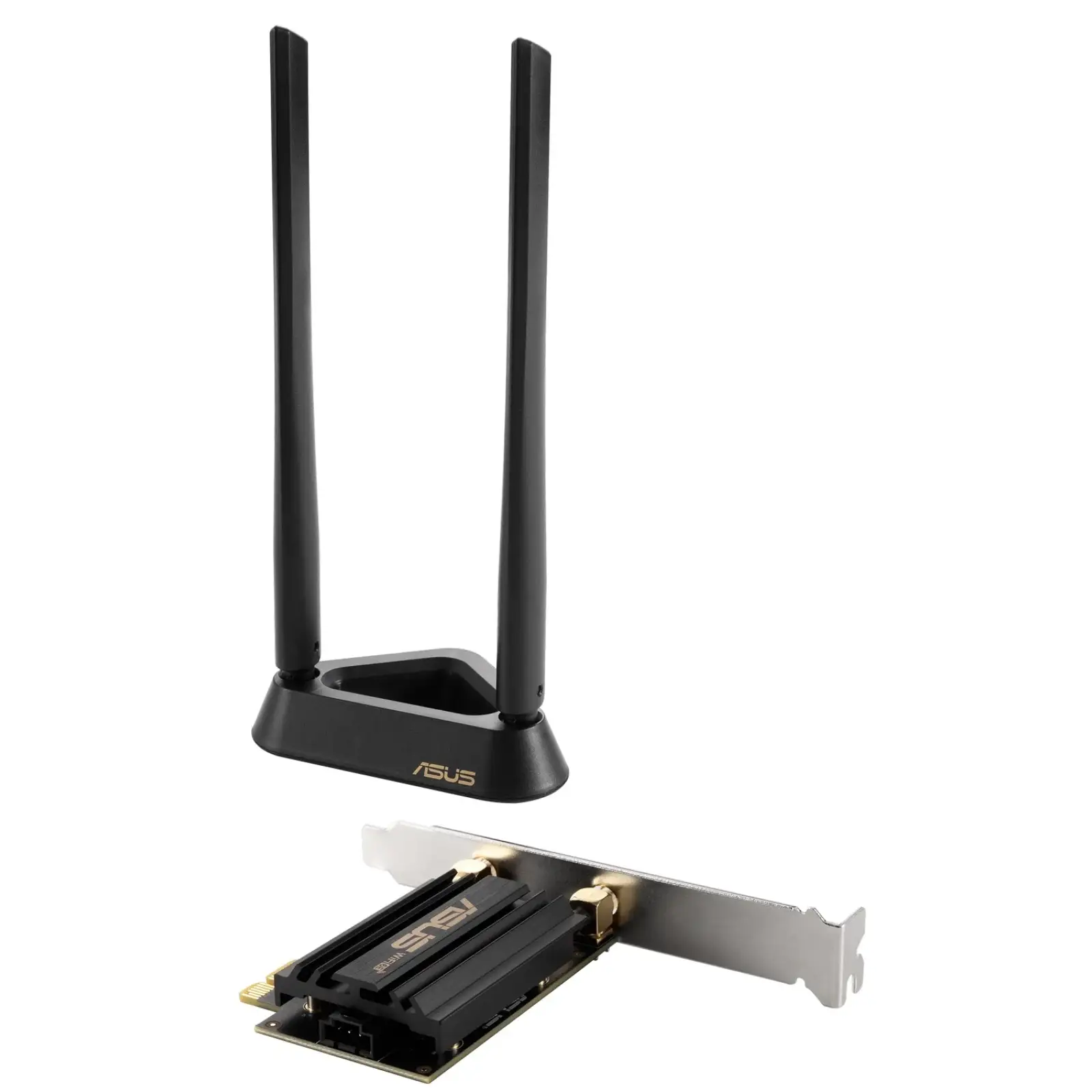Бездротовий адаптер Asus PCE-AXE59BT (AXE5400, WiFi 6E, Bluetooth 5.2, OFDMA and MU-MIMO, 2 зовнішні антени) UA