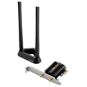 Бездротовий адаптер Asus PCE-AXE59BT (AXE5400, WiFi 6E, Bluetooth 5.2, OFDMA and MU-MIMO, 2 зовнішні антени) UA