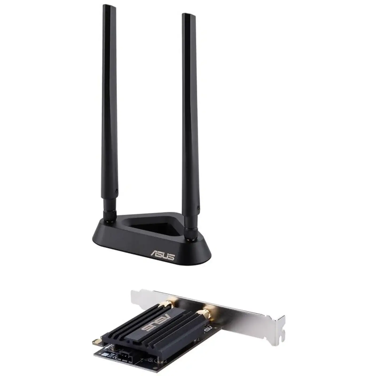 Бездротовий адаптер Asus PCE-AX58BT (AX3000, WiFi6, WPA3, Bluetooth 5.0, MU-MIMO, OFDMA, 2 зовнішні антени) UA