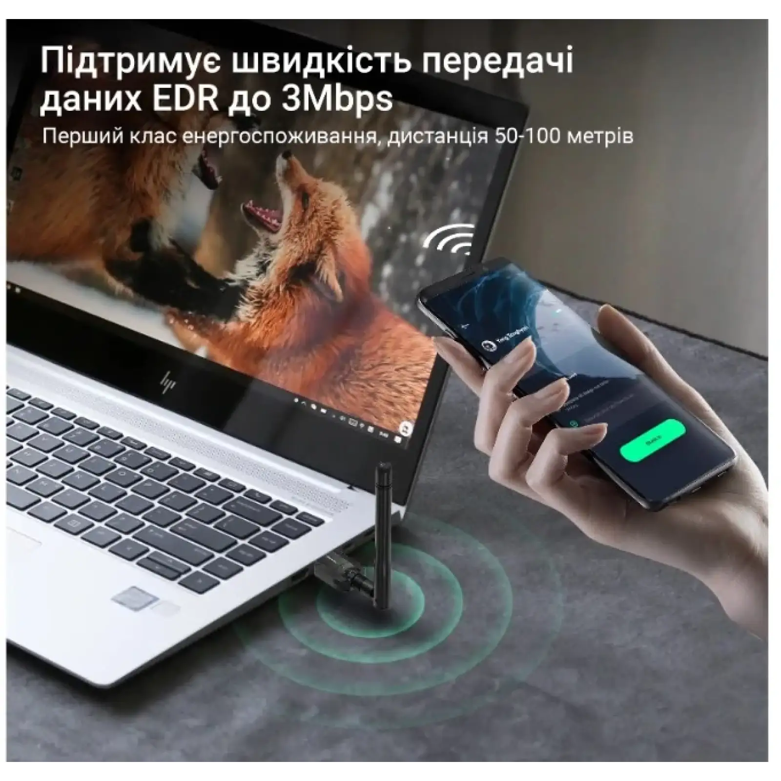 Bluetooth-адаптер Grand-X BT50S, V5.1 UA