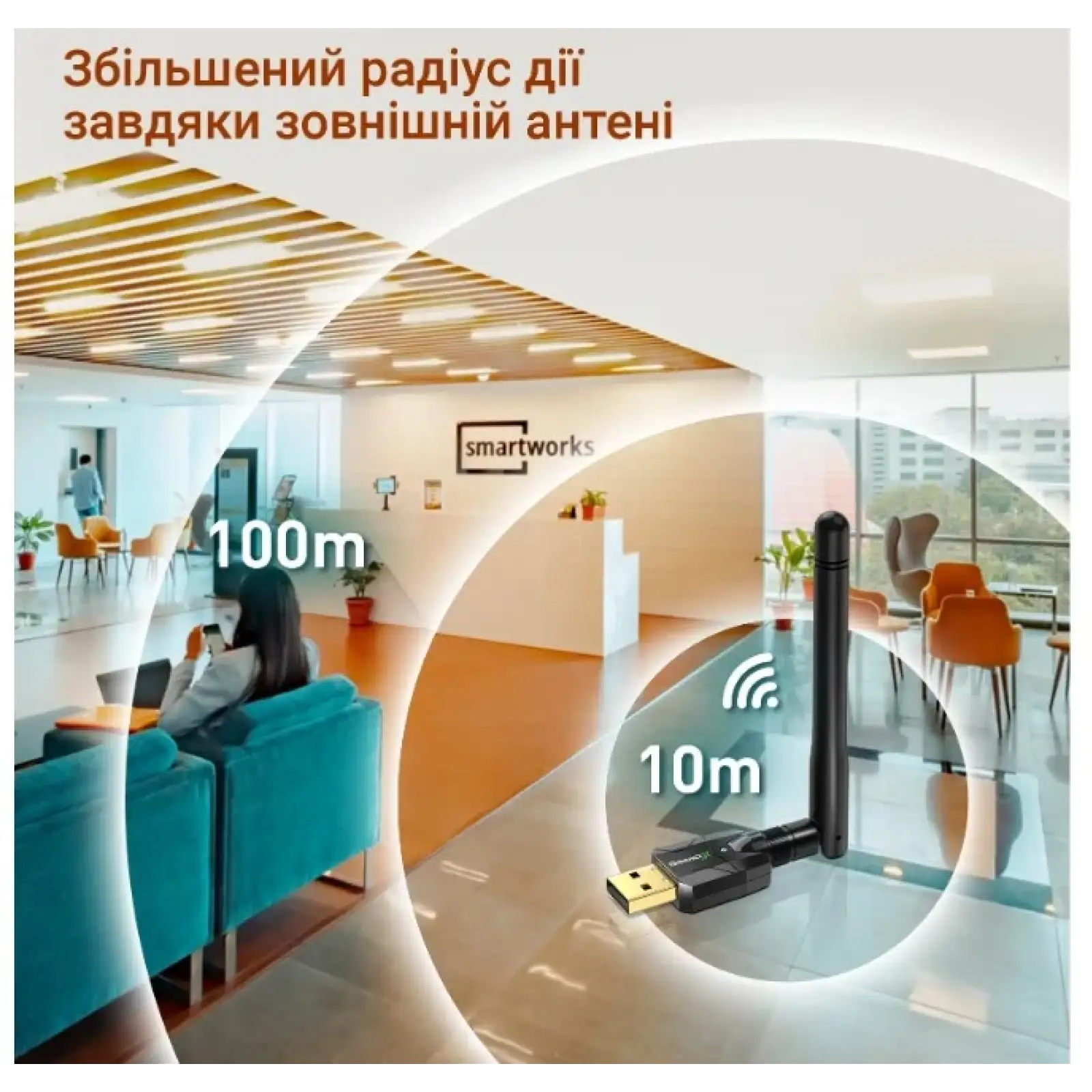 Bluetooth-адаптер Grand-X BT50S, V5.1 UA