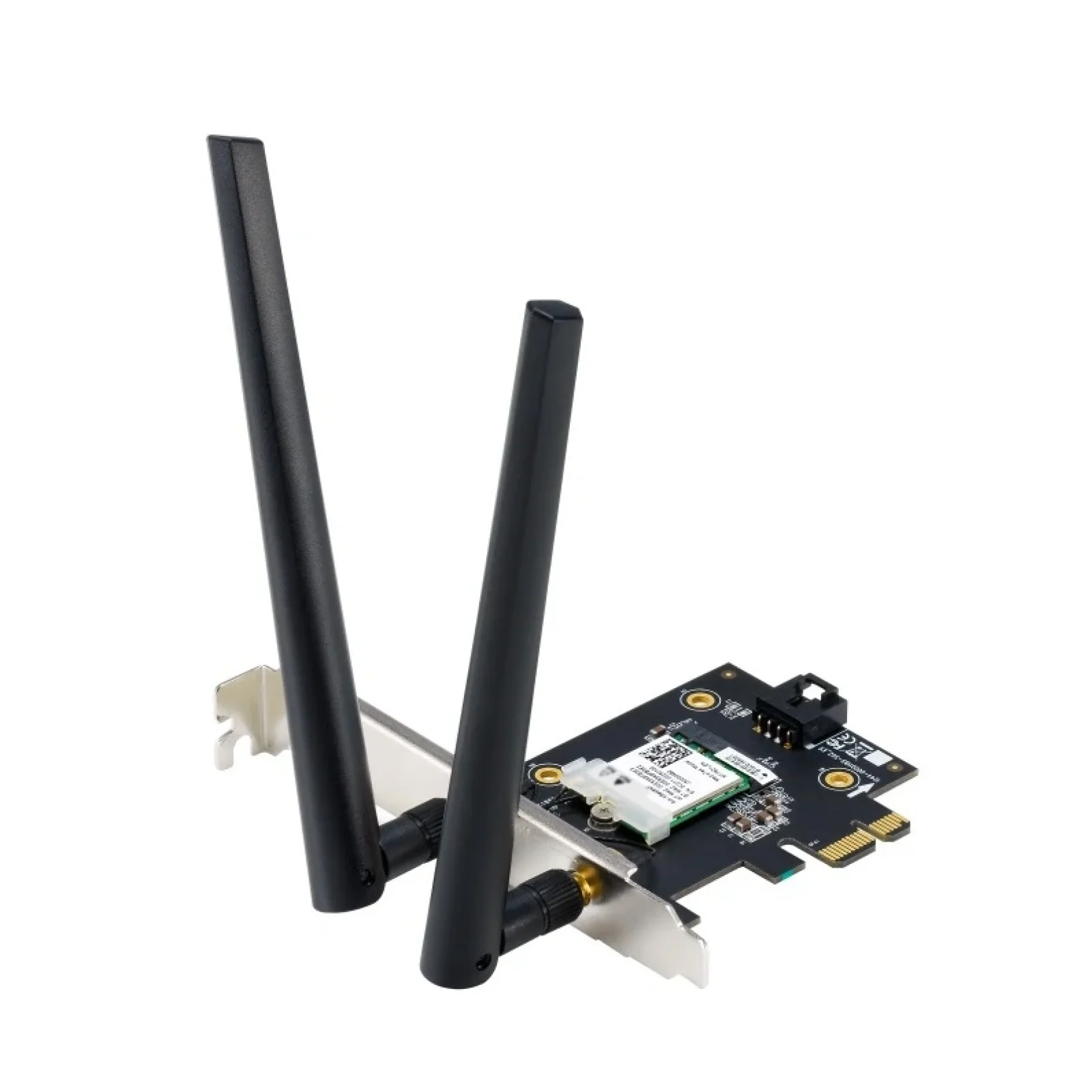 Бездротовий адаптер Asus PCE-AXE5400 (Wi-Fi 6/6E, Bluetooth 5.2, MU-MIMO, OFDMA, 2 зовнішні антени) UA