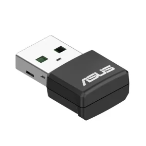 Бездротовий адаптер Asus USB-AX55 Nano (AX1800 Wi-Fi 6, WPA3, MU-MIMO, USB2.0) UA