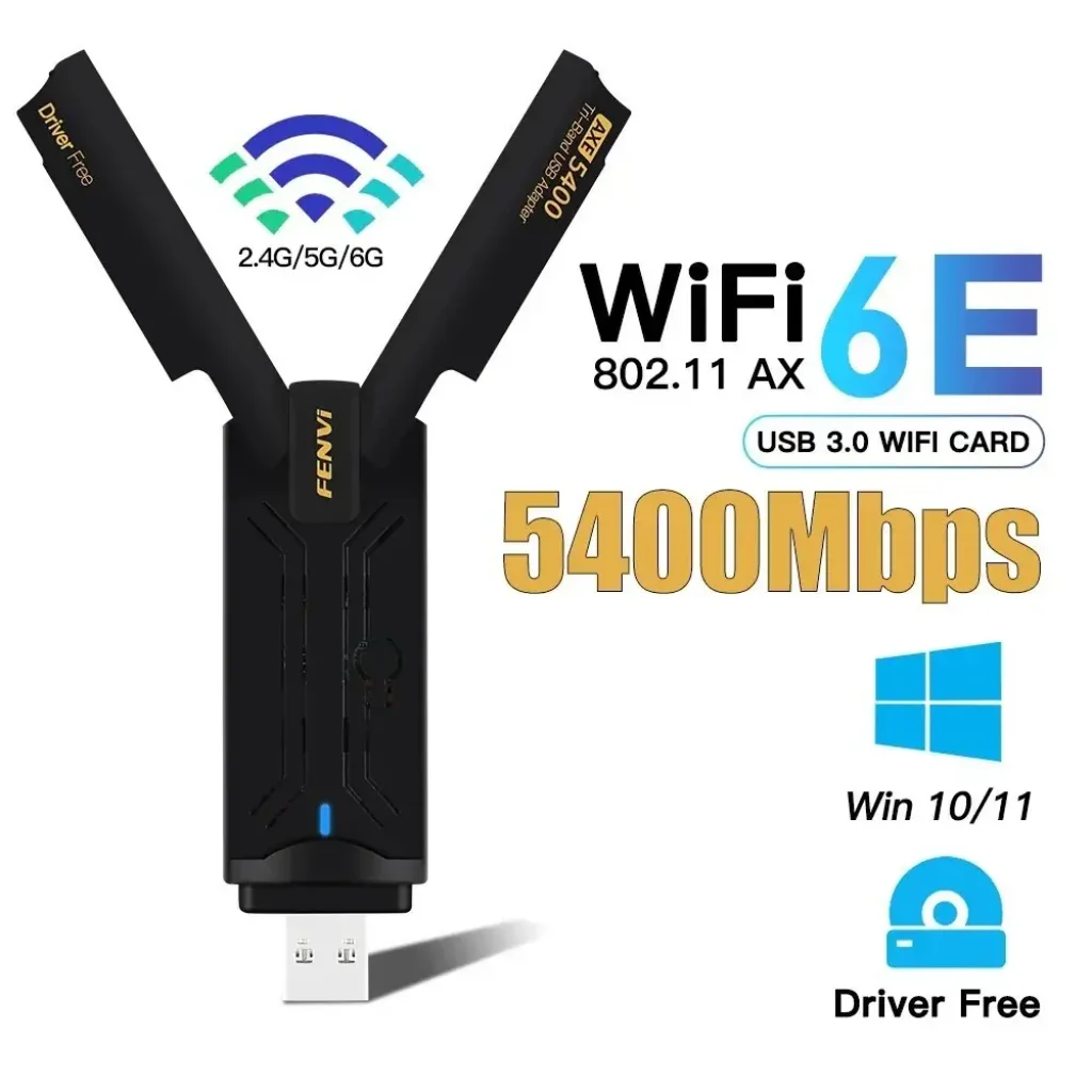 Бездротовий адаптер Fenvi FU-AXE5400 EX (RTL8832CU) UA