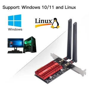 Бездротовий адаптер Fenvi FV-AXE3000 (Intel AX210) UA
