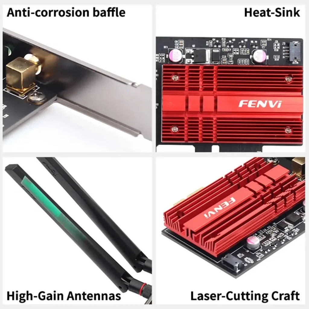 Бездротовий адаптер Fenvi FV-AXE3000 (Intel AX210) UA
