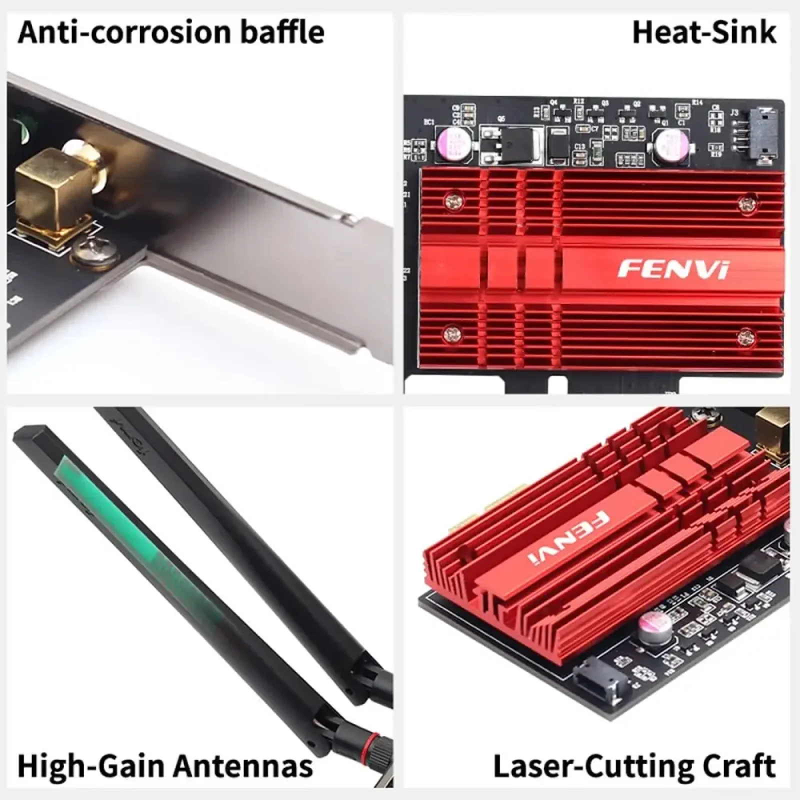 Беспроводной адаптер Fenvi FV-AXE3000 (Intel AX210) UA