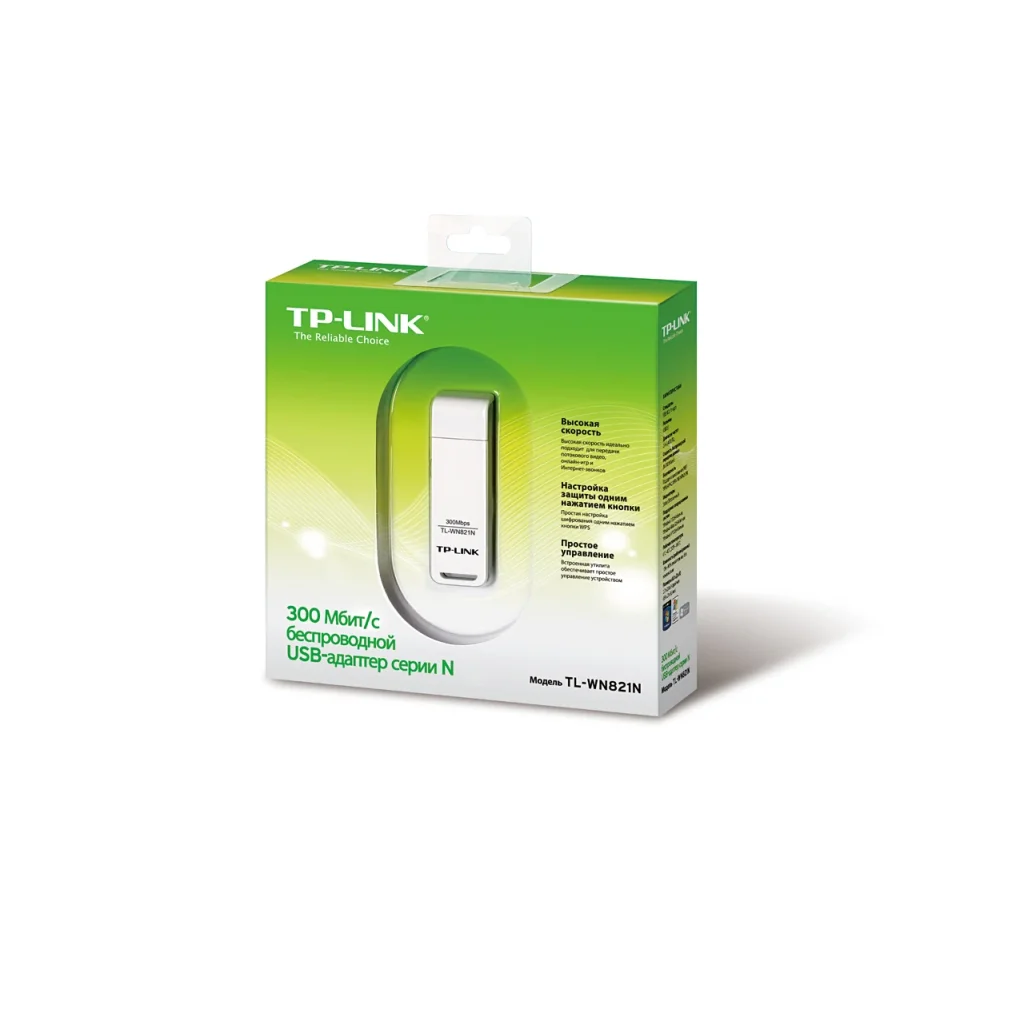 Бездротовий адаптер TP-Link TL-WN821N (300Mbps, USB) UA