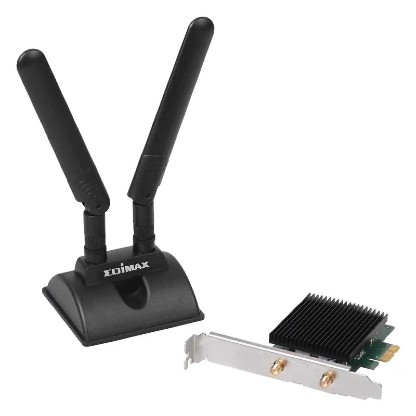 Беспроводной адаптер Edimax EW-7833AXP (AX3000, PCIe, Wi-Fi 6, Bluetooth 5.0, OFDMA, MU-MIMO) UA
