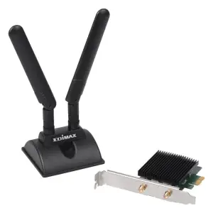 Беспроводной адаптер Edimax EW-7833AXP (AX3000, PCIe, Wi-Fi 6, Bluetooth 5.0, OFDMA, MU-MIMO) UA
