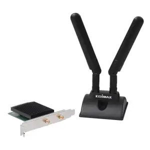 Беспроводной адаптер Edimax EW-7833AXP (AX3000, PCIe, Wi-Fi 6, Bluetooth 5.0, OFDMA, MU-MIMO) UA