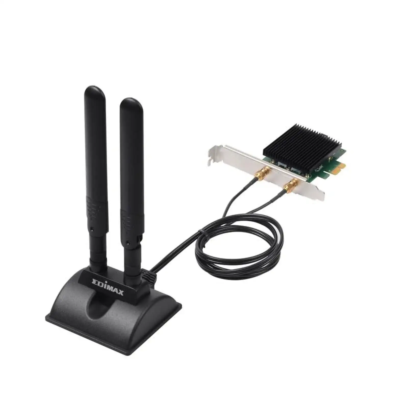 Беспроводной адаптер Edimax EW-7833AXP (AX3000, PCIe, Wi-Fi 6, Bluetooth 5.0, OFDMA, MU-MIMO) UA