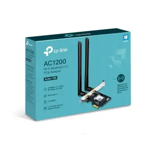 Бездротовий адаптер TP-Link Archer T5E (AC1200, PCI-E, Bluetooth 4.2, 2 знімні антени) UA