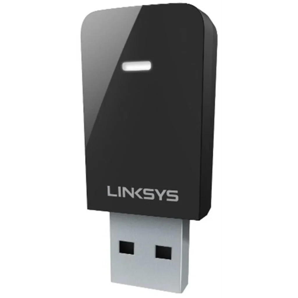 Бездротовий адаптер Linksys WUSB6100M (AC600, USB 2.0), WUSB6100M-EU UA