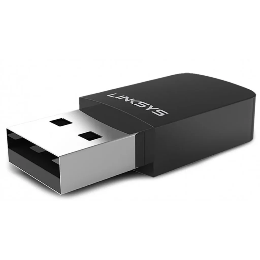 Бездротовий адаптер Linksys WUSB6100M (AC600, USB 2.0), WUSB6100M-EU UA