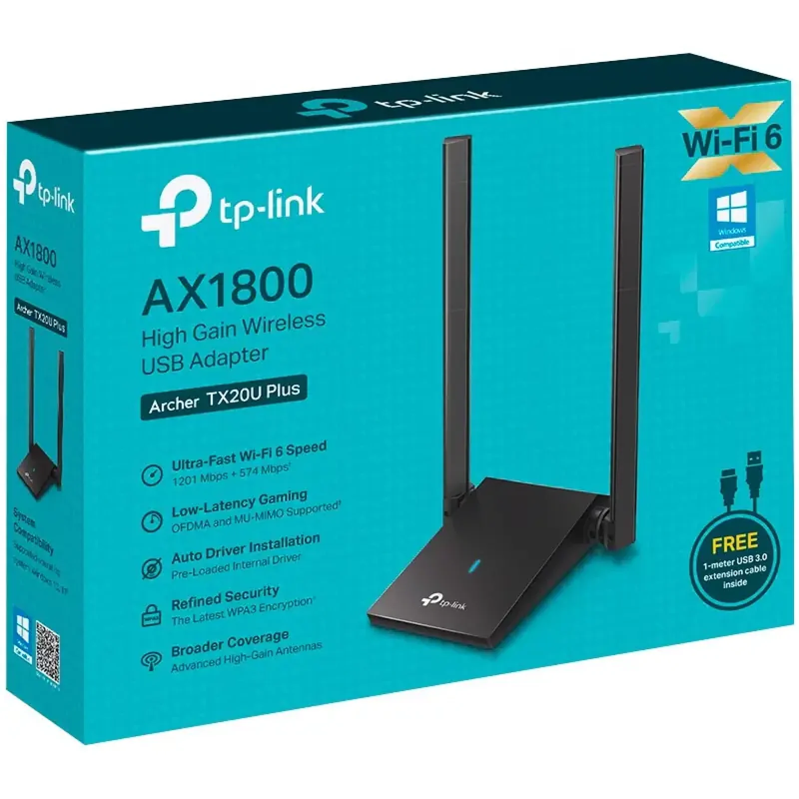 Бездротовий адаптер TP-Link Archer TX20U Plus UA