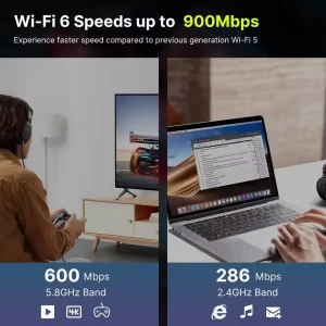 Беспроводной адаптер Fenvi FU-AX900 Wi-Fi 6, Bluetooth 5.3 Dual Band 2.4G 5G UA