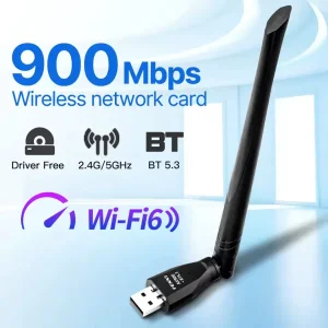 Беспроводной адаптер Fenvi FU-AX900ВT Wi-Fi 6, Bluetooth 5.3 Dual Band 2.4G 5G UA