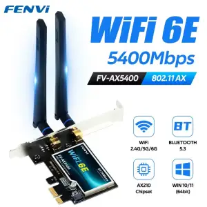 Бездротовий адаптер Fenvi FV-AX5400 UA