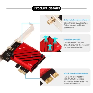 Беспроводной адаптер Fenvi FV-BE8800 UA