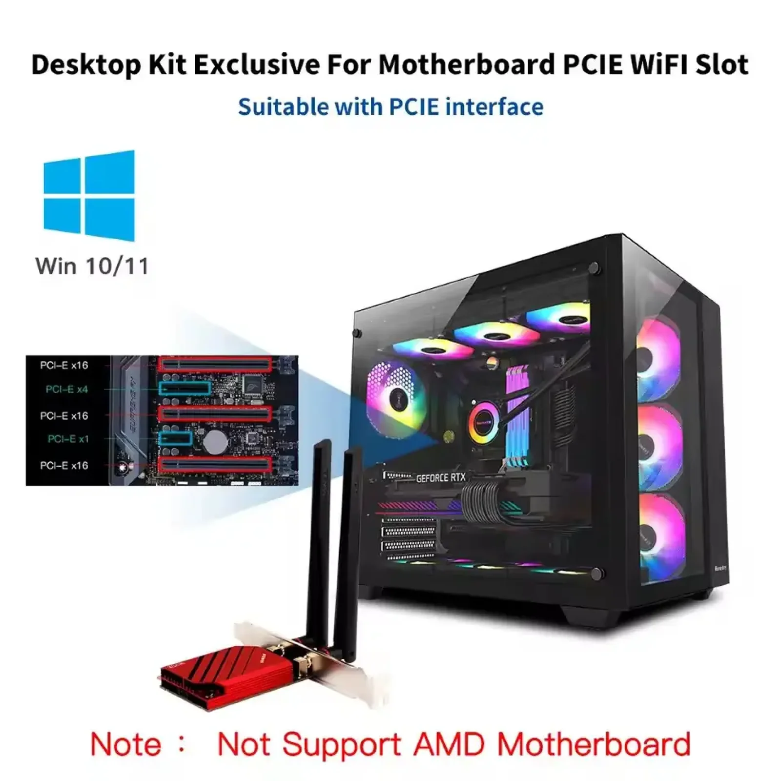 Беспроводной адаптер Fenvi FV-BE8800 UA