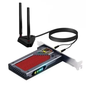 Беспроводной адаптер Fenvi FV-BE8800RGB Wi-Fi 7, Bluetooth 5.4 Gaming Tri Band 2.4G/5G/6GHz UA