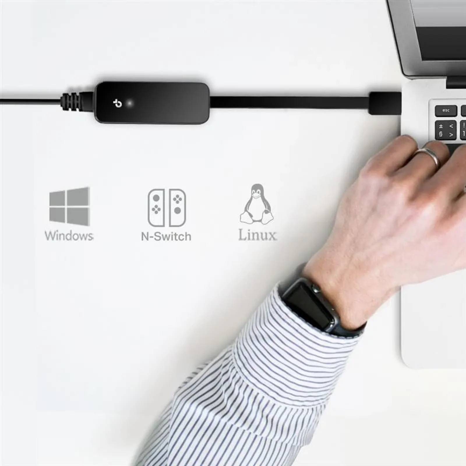 Адаптер TP-Link UE306 (1xUSB 3.0, 1хGE LAN, black) UA