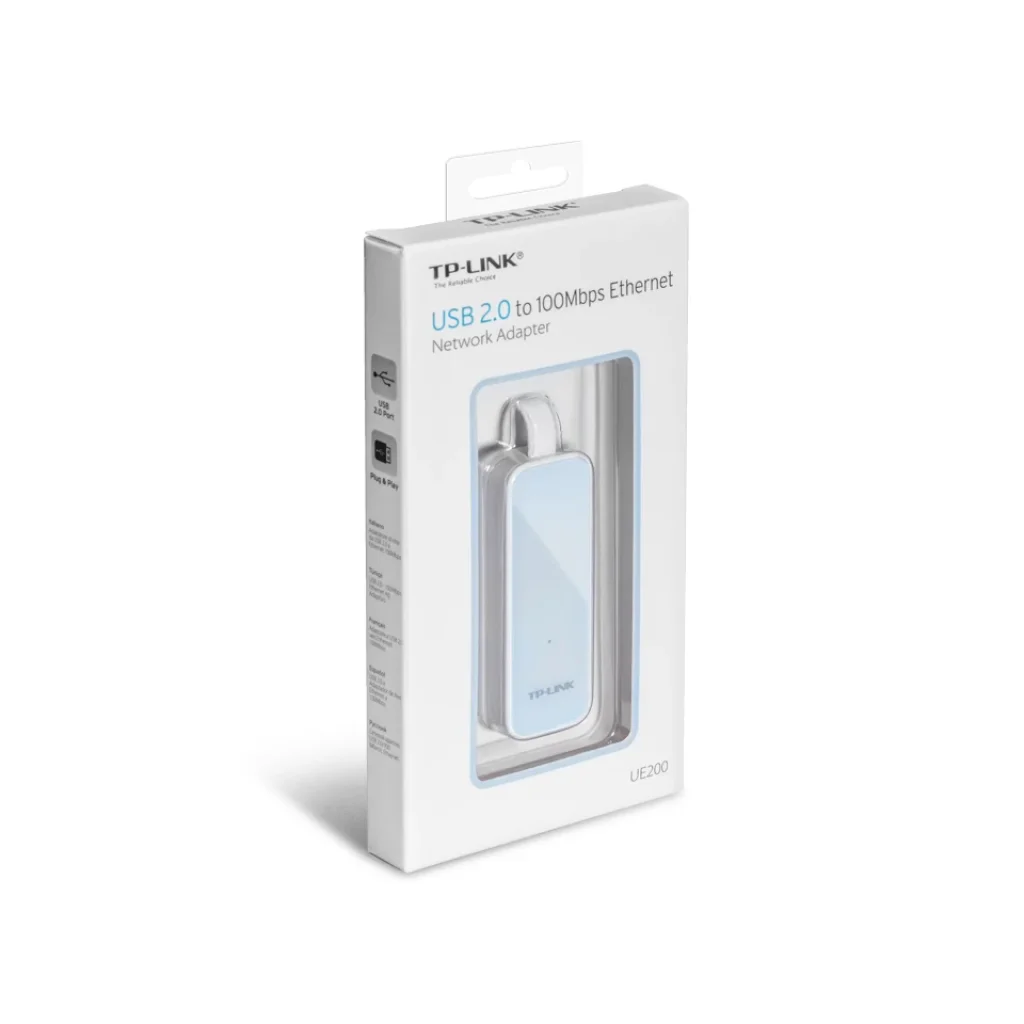 Адаптер TP-Link UE200 (USB 2.0, 10/100Mbps) UA