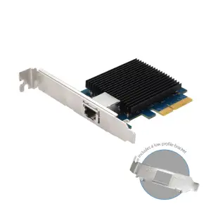 Мережевий адаптер Edimax EN-9320TX-E V2 (1xRJ45 10G, PCI-E, з кріпленням low profile) UA