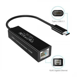 Мережевий адаптер Choetech HUB-R01 USB-C to RJ45 1Gbps UA