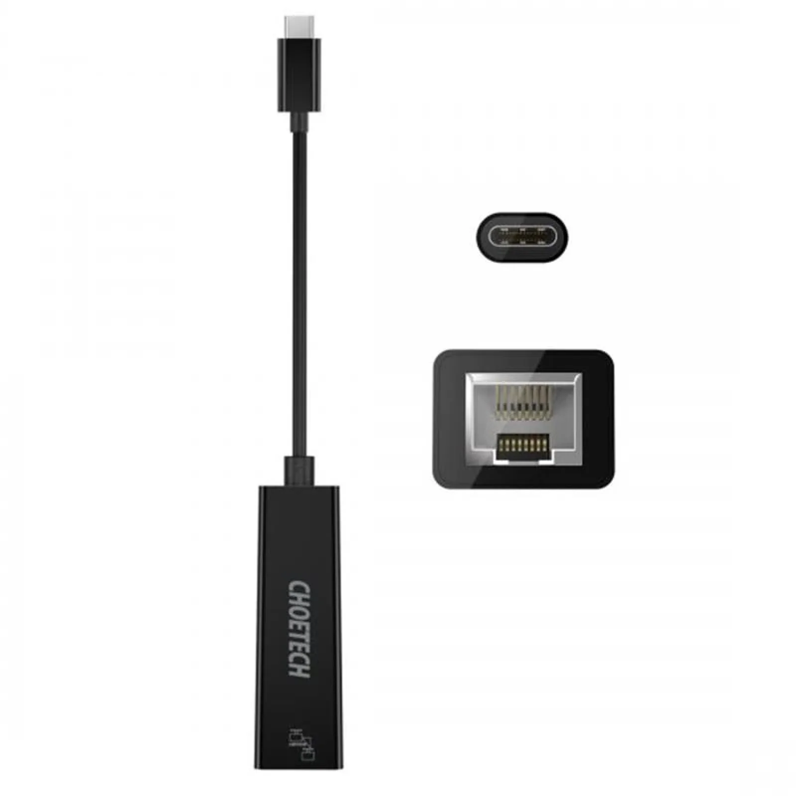 Мережевий адаптер Choetech HUB-R01 USB-C to RJ45 1Gbps UA