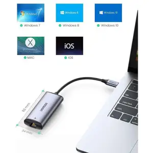 Мережевий адаптер Ugreen CM275 Gray (70446) UA