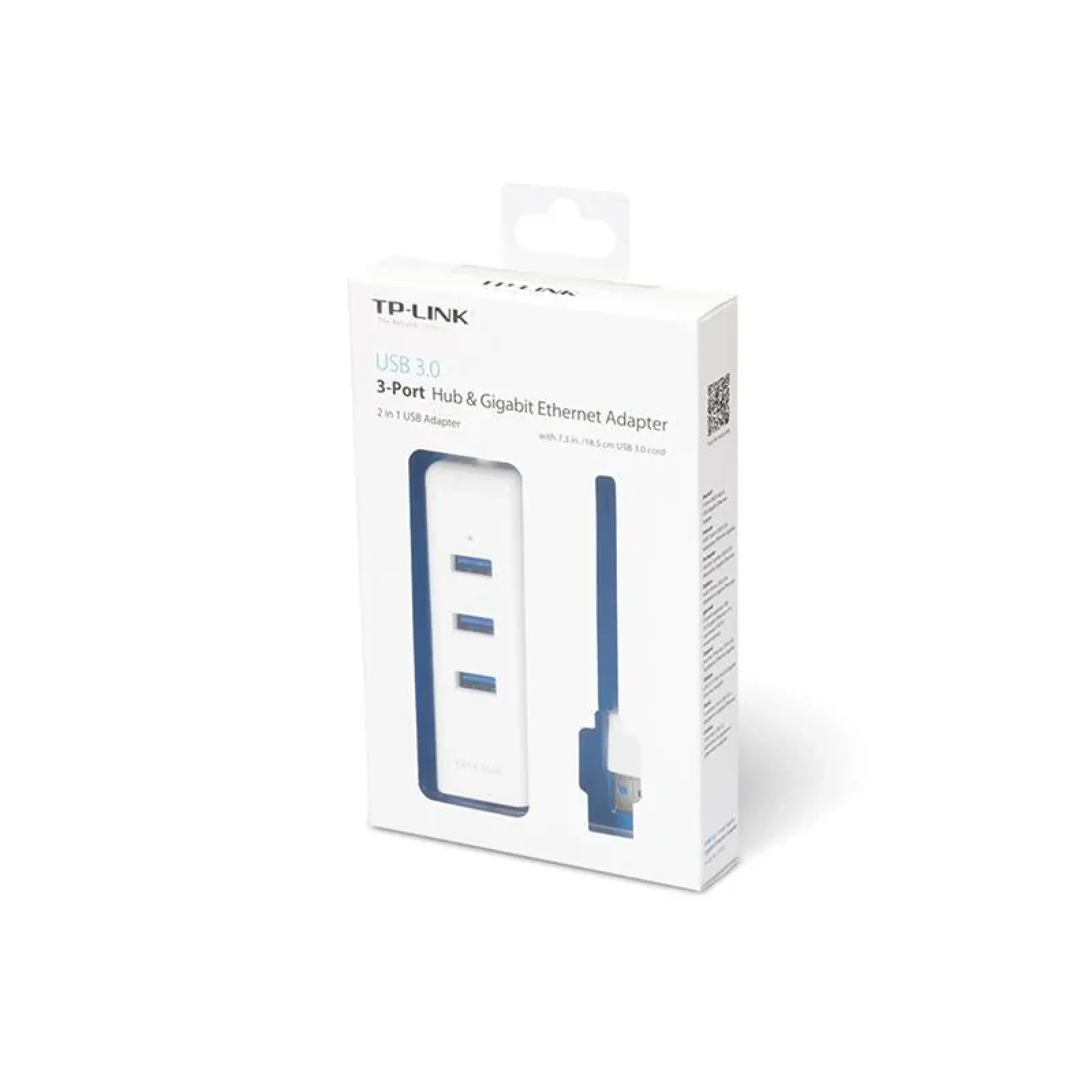 Адаптер TP-Link UE330 (USB 3.0, 10/100/1000Mbps, 3xUSB 3.0 HUB) UA