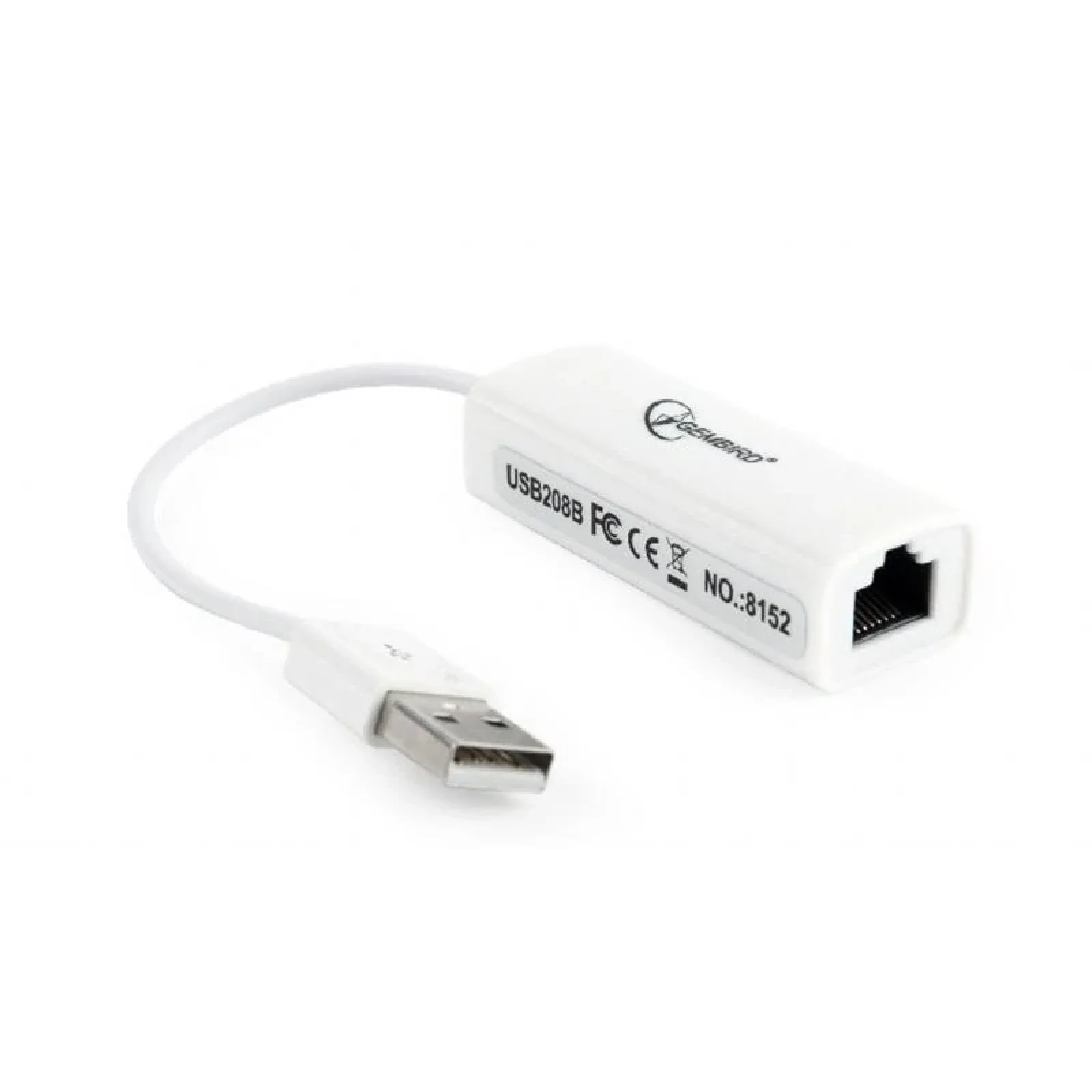 Мережевий адаптер Gembird (NIC-U2-02) USB - Fast Ethernet, білий UA