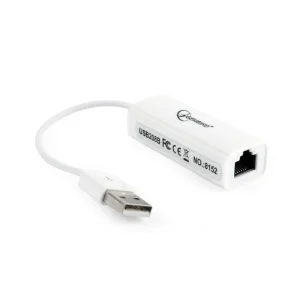 Мережевий адаптер Gembird (NIC-U2-02) USB - Fast Ethernet, білий UA