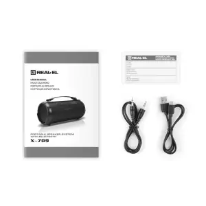 Акустична система REAL-EL X-709 Black, EL121600010 UA