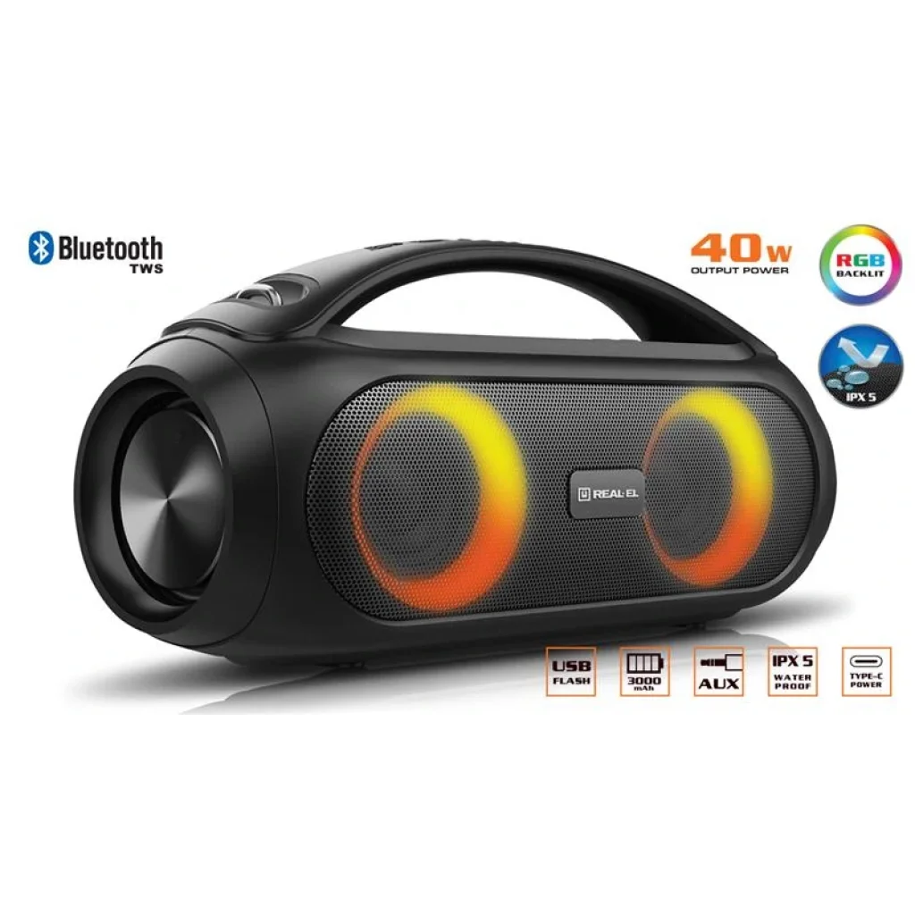 Акустична система REAL-EL X-745 Black, EL121600012 UA
