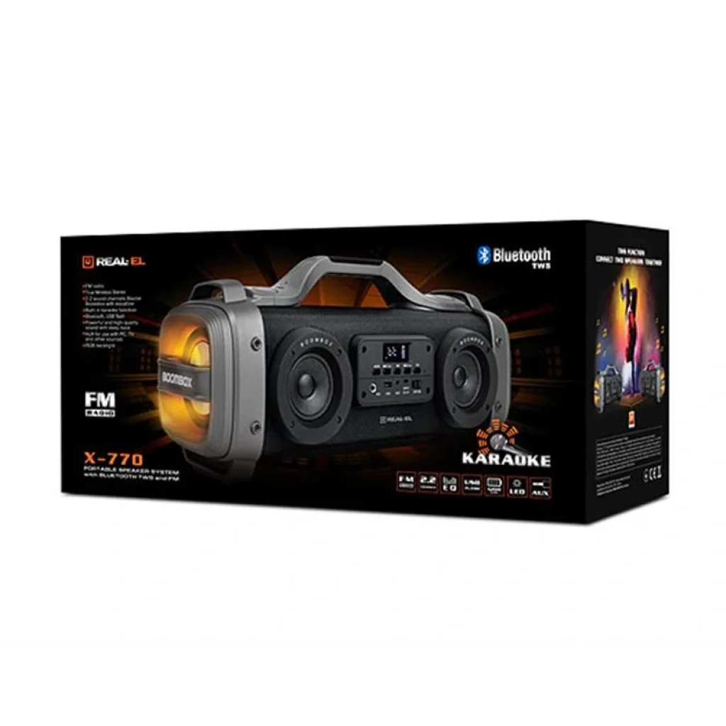 Акустическая система REAL-EL X-770 Black, EL121600004 UA