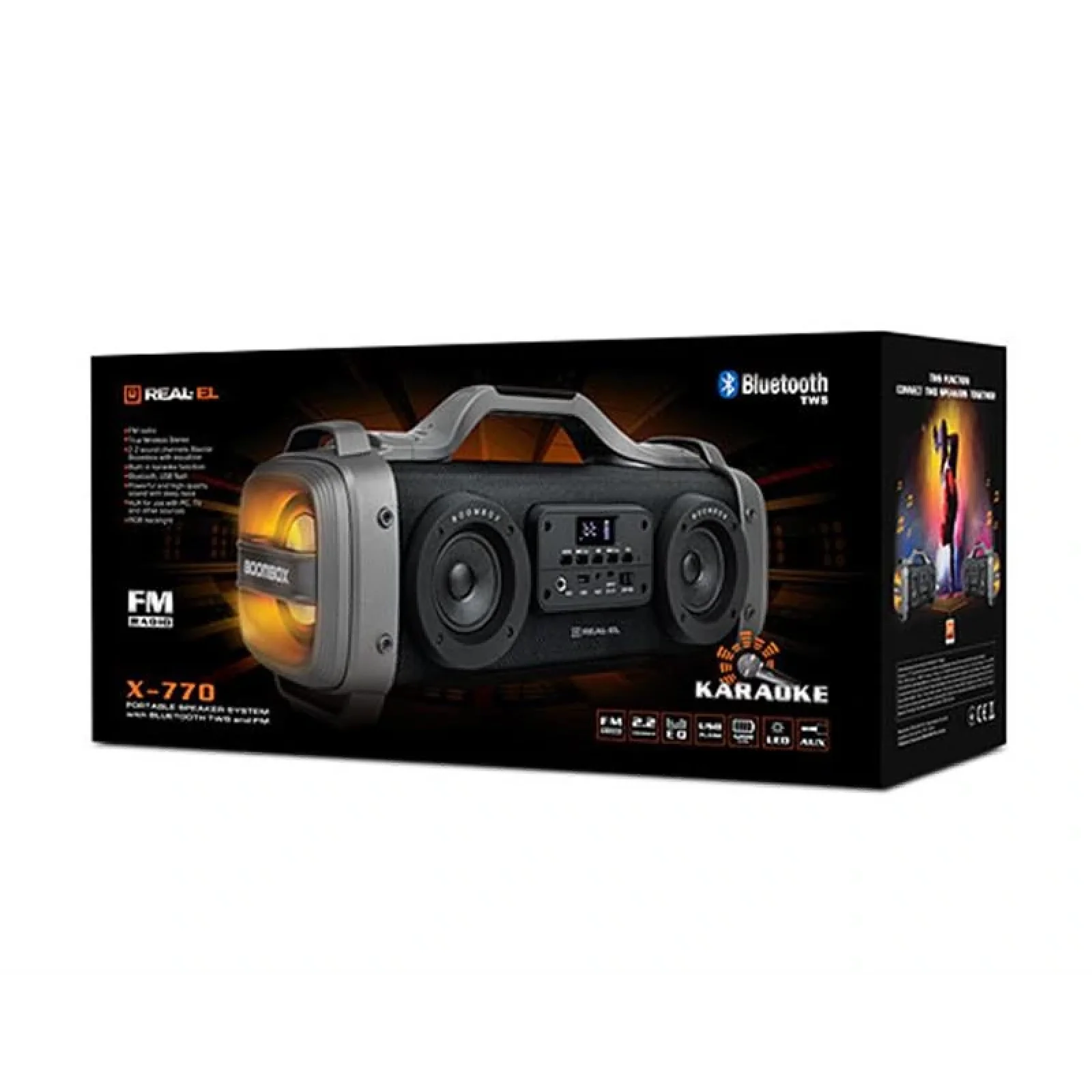 Акустическая система REAL-EL X-770 Black, EL121600004 UA