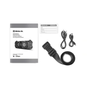 Акустична система REAL-EL X-751 Black, EL121600017 UA